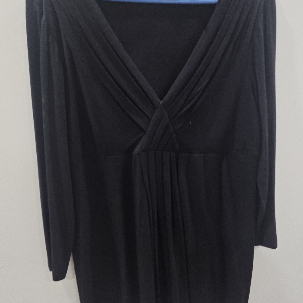 Chico's Classic Black Knit Top, Size 1